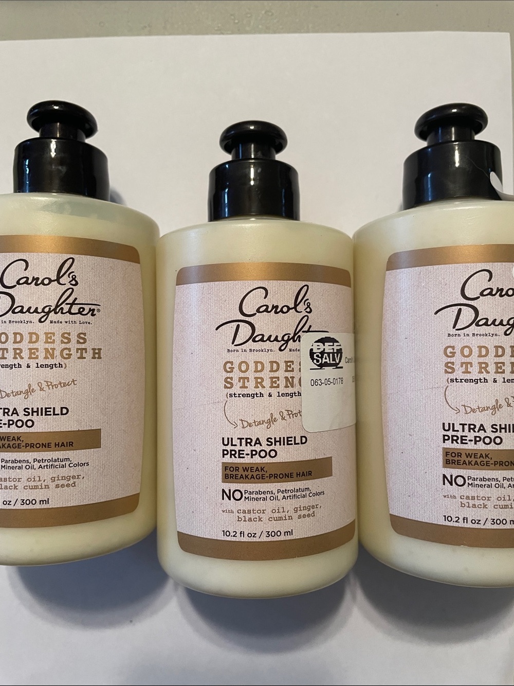 Goddess Strength Ultra Shield Pre-Poo — Cream X3 Bundle New